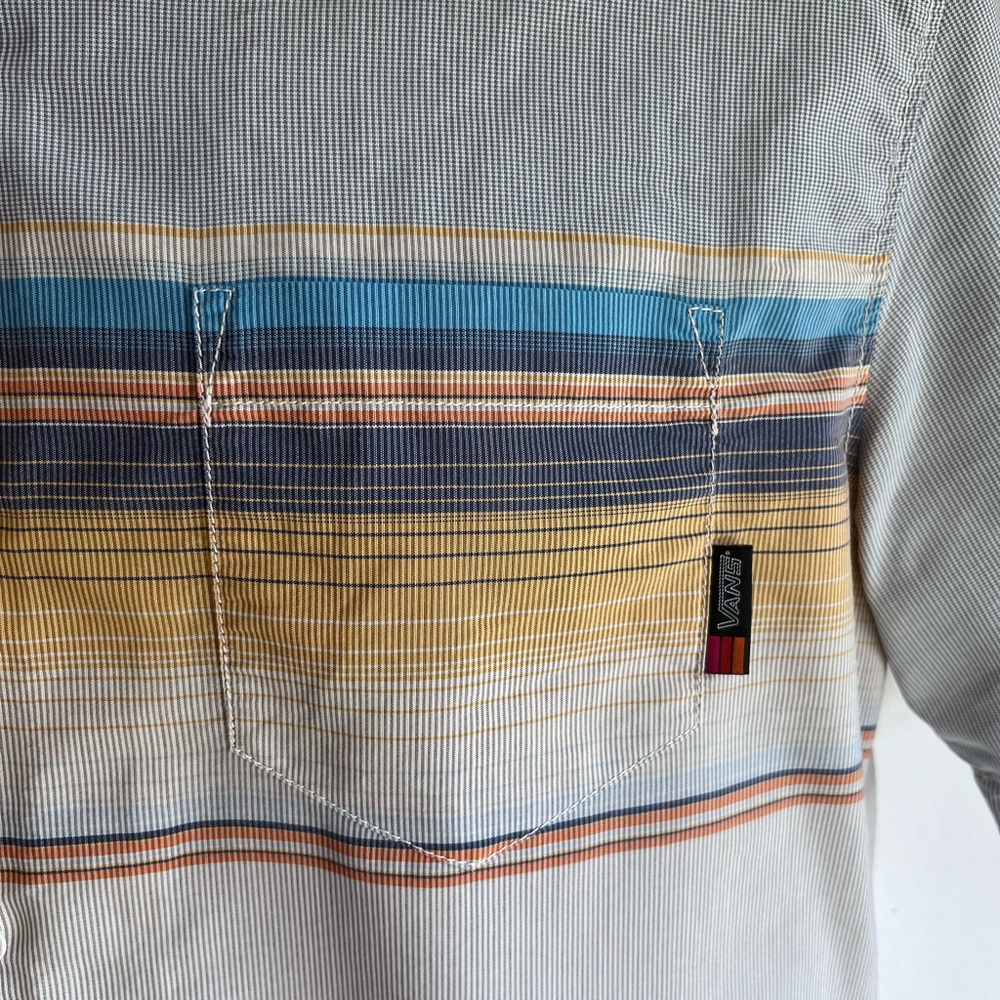 Vans Off The Wall Button Down Collared Shirt, Men… - image 3
